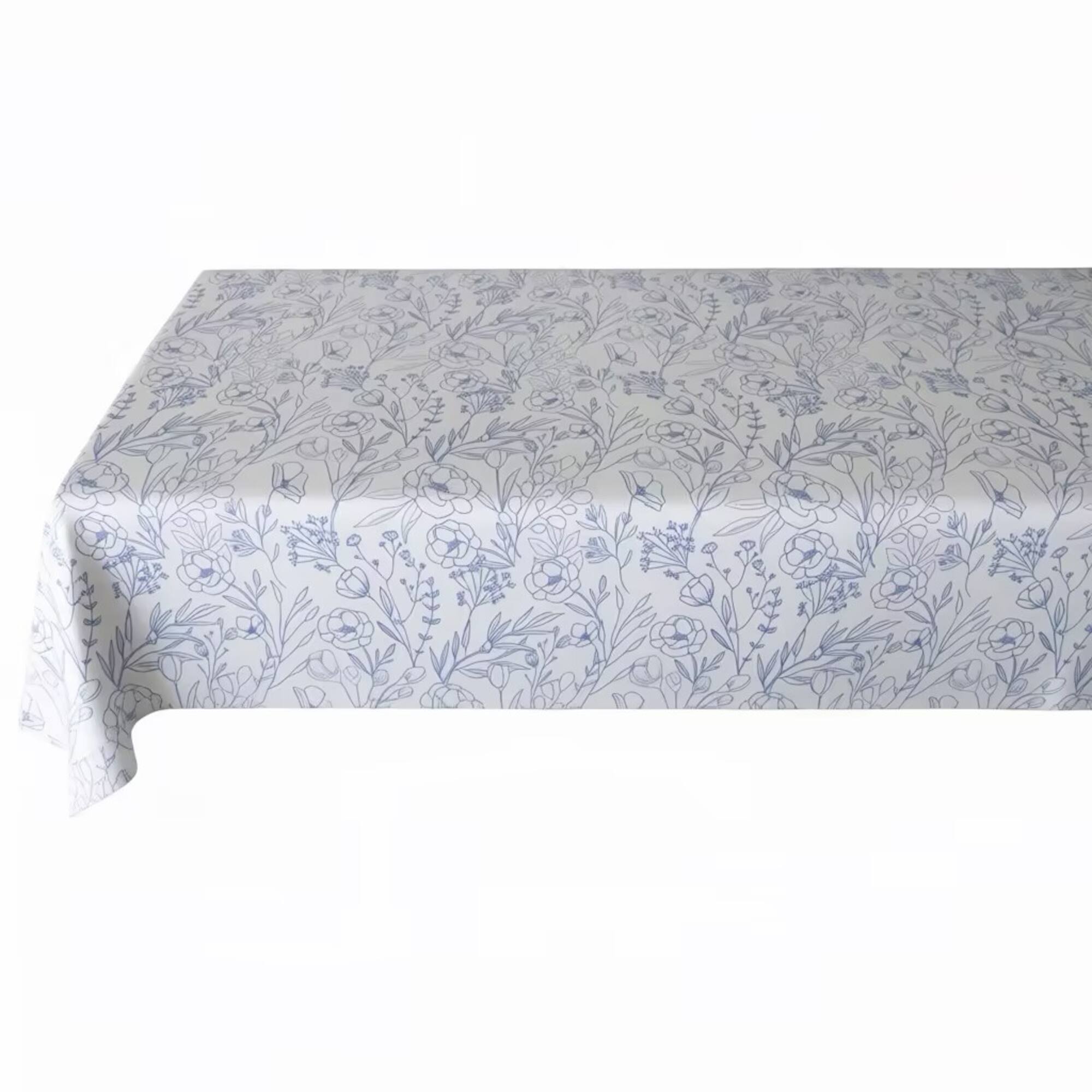 52" x 70" Next Chapter Blue Floral Tablecloth by Celebrate It™